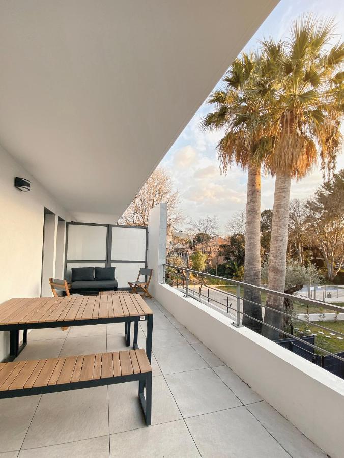 T3 30 Dans Residence Neuve Pres Des Plages Saint-Cyr-sur-Mer Exteriör bild